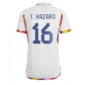 Belgium Thorgan Hazard #16 Replica Away Stadium Shirt World Cup 2022 Short Sleeve